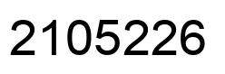 Número 2105226 imagen negro