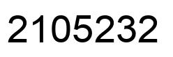 Número 2105232 imagen negro