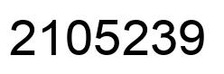 Number 2105239 black image