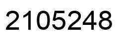 Number 2105248 black image