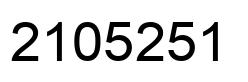 Número 2105251 imagen negro