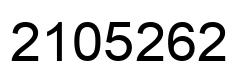 Number 2105262 black image