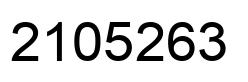 Number 2105263 black image