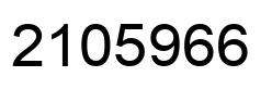 Number 2105966 black image