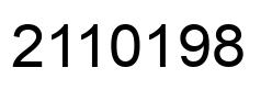 Number 2110198 black image