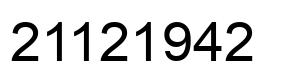 Número 21121942 imagen negro