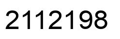 Número 2112198 imagen negro