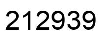 Número 212939 imagen negro