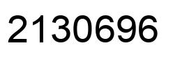 Número 2130696 imagen negro