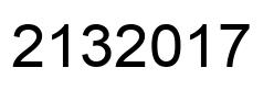 Number 2132017 black image