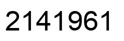 Número 2141961 imagen negro