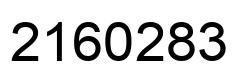 Number 2160283 black image