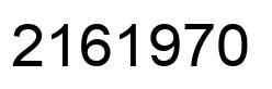 Número 2161970 imagen negro