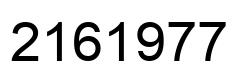 Número 2161977 imagen negro