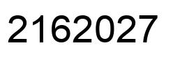 Número 2162027 imagen negro