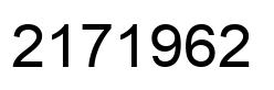 Número 2171962 imagen negro