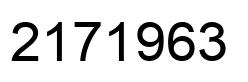 Número 2171963 imagen negro