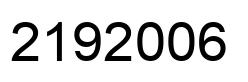 Number 2192006 black image