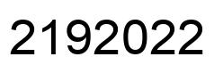 Número 2192022 imagen negro