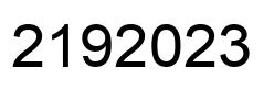 Número 2192023 imagen negro