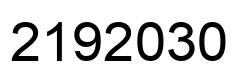 Número 2192030 imagen negro