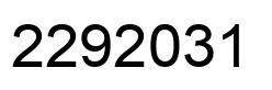 Número 2292031 imagen negro