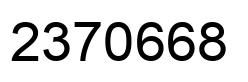Número 2370668 imagen negro