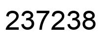 Número 237238 imagen negro