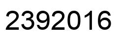 Number 2392016 black image