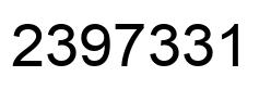Número 2397331 imagen negro