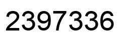 Número 2397336 imagen negro