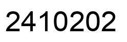 Number 2410202 black image