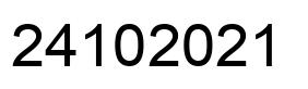 Number 24102021 black image