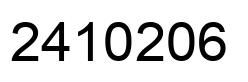 Number 2410206 black image