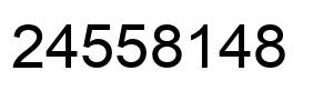 Number 24558148 black image