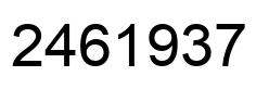 Número 2461937 imagen negro