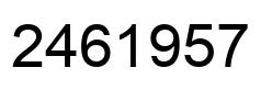 Número 2461957 imagen negro