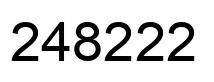 Número 248222 imagen negro