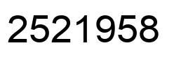Número 2521958 imagen negro