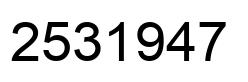 Número 2531947 imagen negro