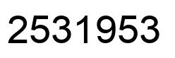 Número 2531953 imagen negro
