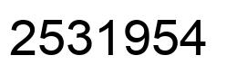 Número 2531954 imagen negro