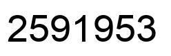 Número 2591953 imagen negro