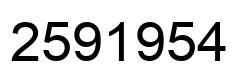 Número 2591954 imagen negro