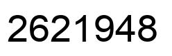 Número 2621948 imagen negro