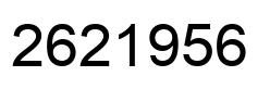 Número 2621956 imagen negro