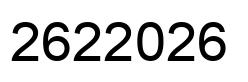 Número 2622026 imagen negro