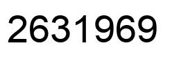 Número 2631969 imagen negro