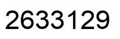 Número 2633129 imagen negro