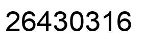 Número 26430316 imagen negro